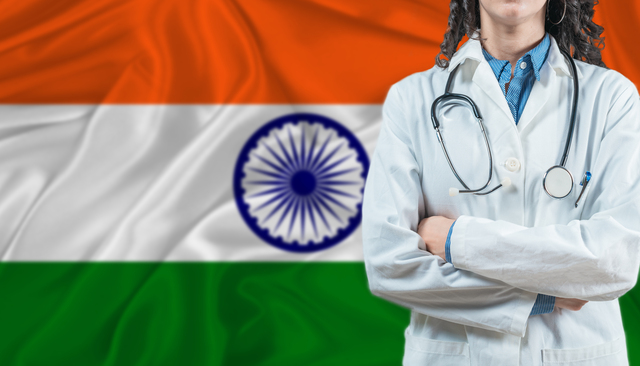 Medical professional on India
